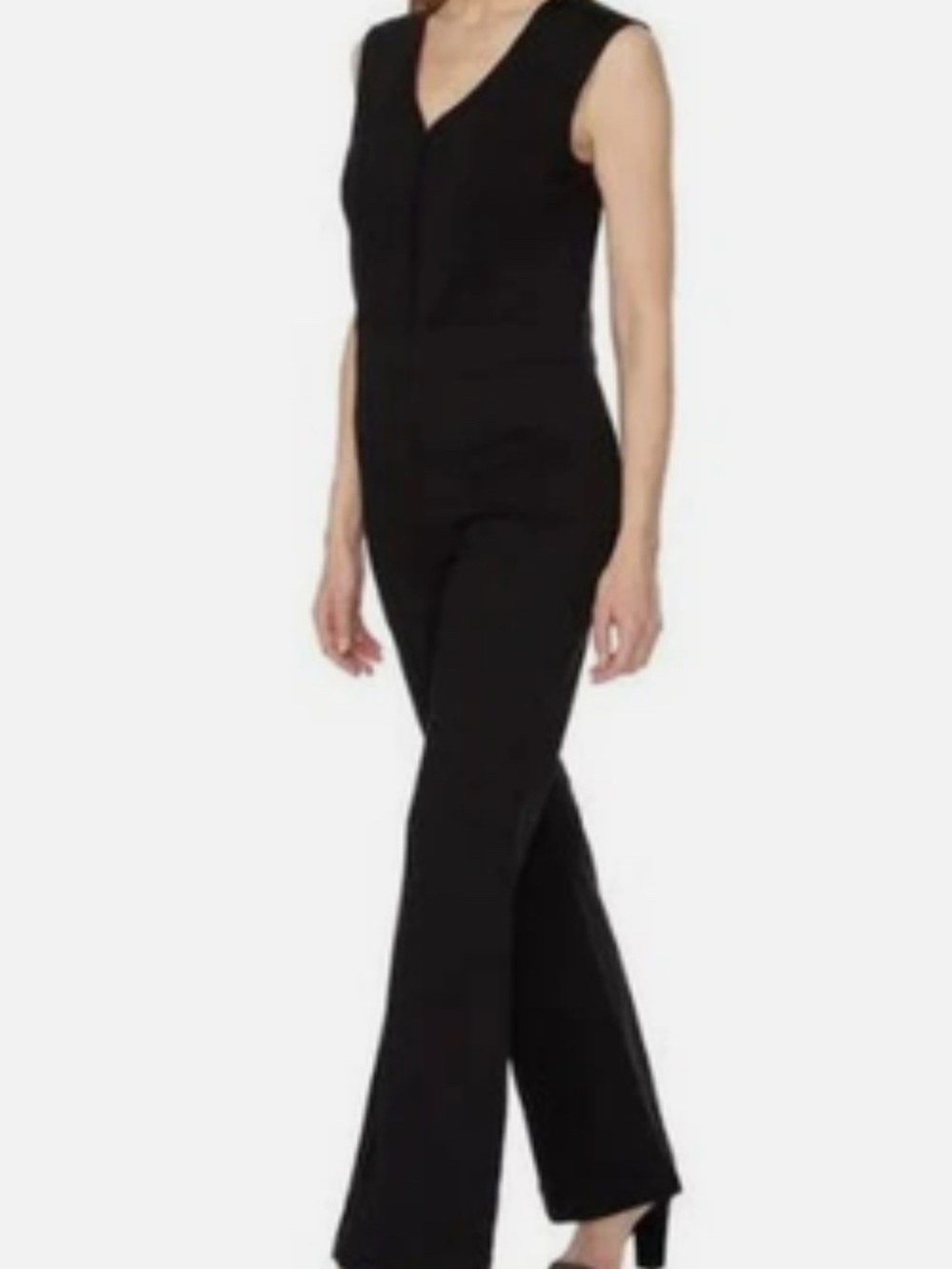 BUFFALO by David Bitton Ladies' Ponte Sleeveless Jumpsuit, Black, XL - Picture 2 of 3
